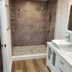 after bathroom remodel