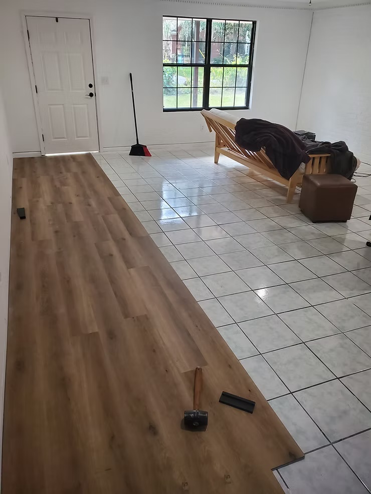 home remodel, new floors