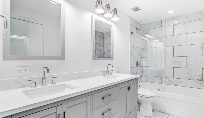 modern bathroom remodel