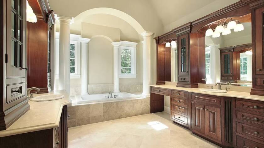 traditional bathroom remodel