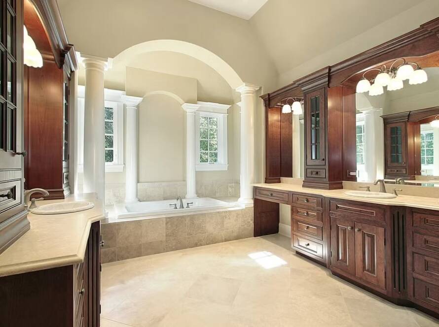 traditional bathroom remodel