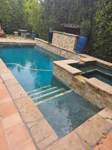 backyard pool remodel