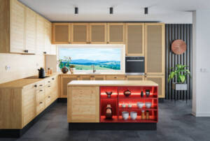 asian inspired kitchen