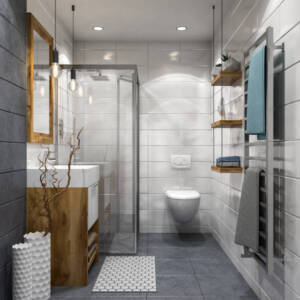 modern inspired bathroom
